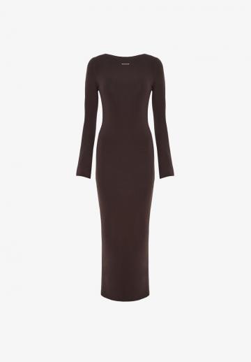 Вязаное платье