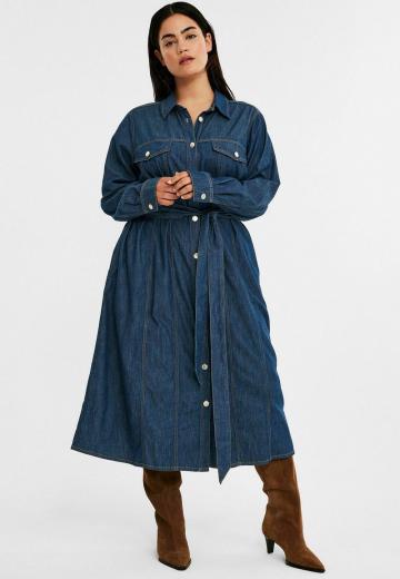 Джинсовое платье