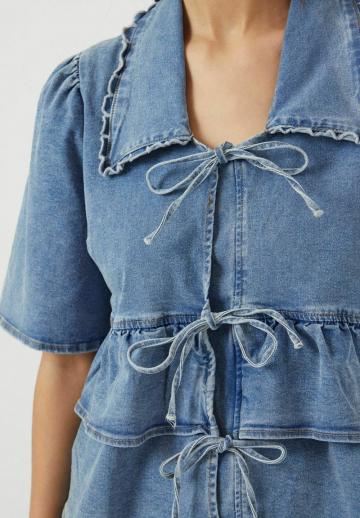 Джинсовая блузка