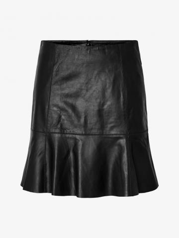 Кожаная юбка