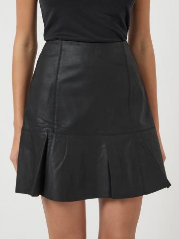 Кожаная юбка