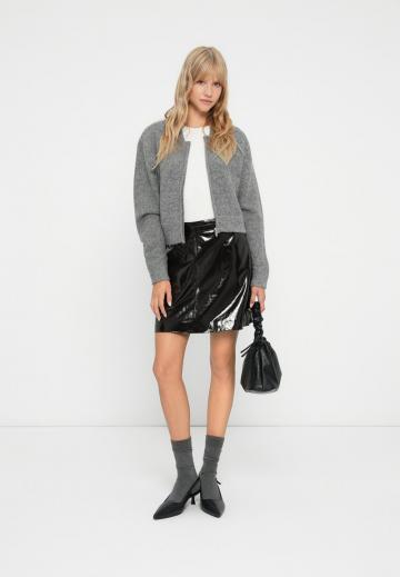 Кожаная юбка