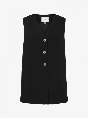 Длинный жилет