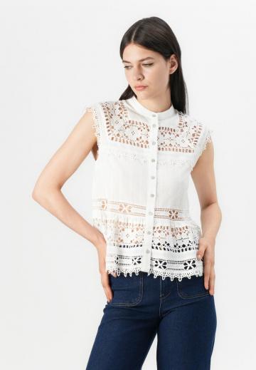 Блузка без рукавов