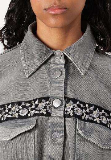 Джинсовая жилетка