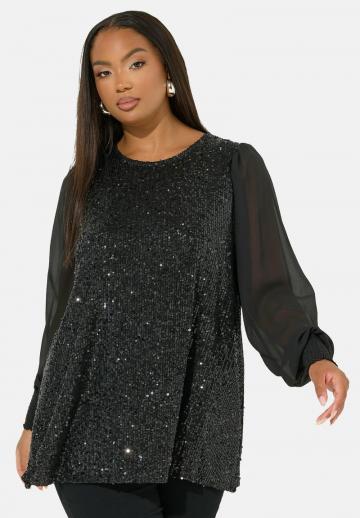 Длинная блузка