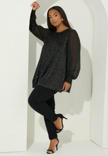 Длинная блузка