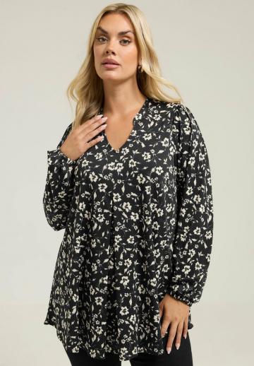 Длинная блузка