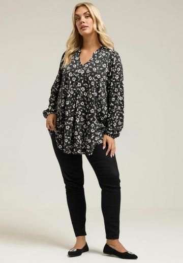 Длинная блузка