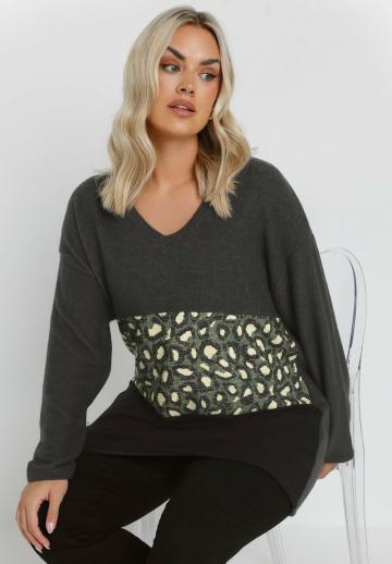 Длинный пуловер