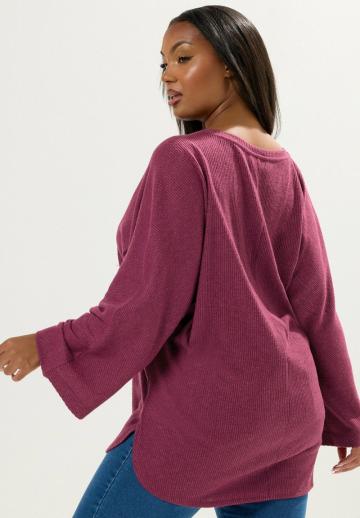 Длинный пуловер