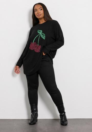 Длинный пуловер