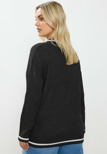 Длинный пуловер