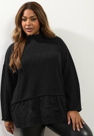 Длинный пуловер