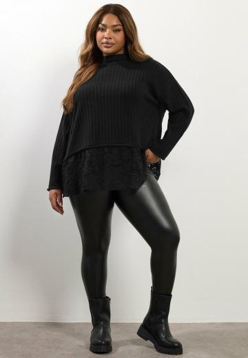 Длинный пуловер