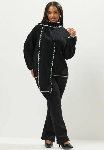 Длинный пуловер