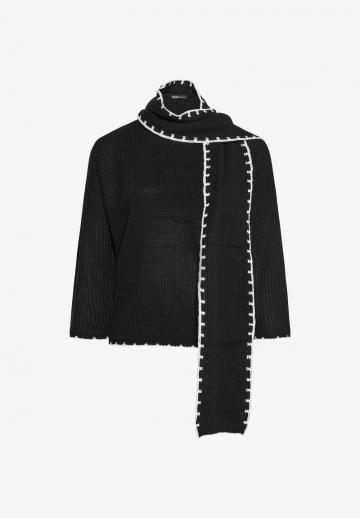 Длинный пуловер