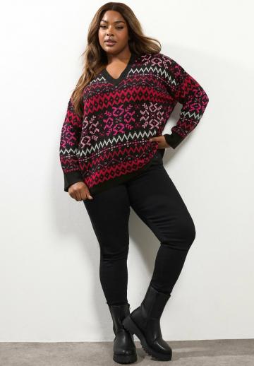 Длинный пуловер