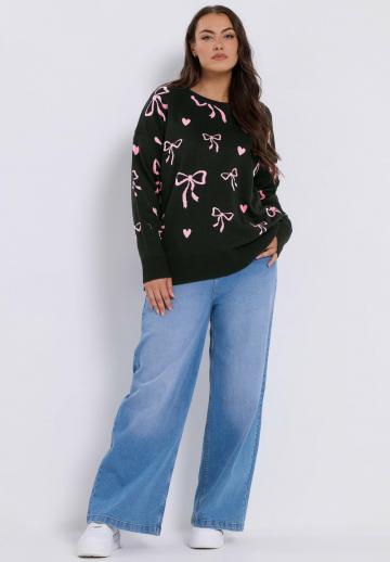 Длинный пуловер