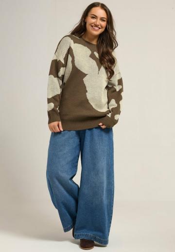 Длинный пуловер