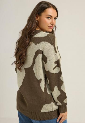 Длинный пуловер