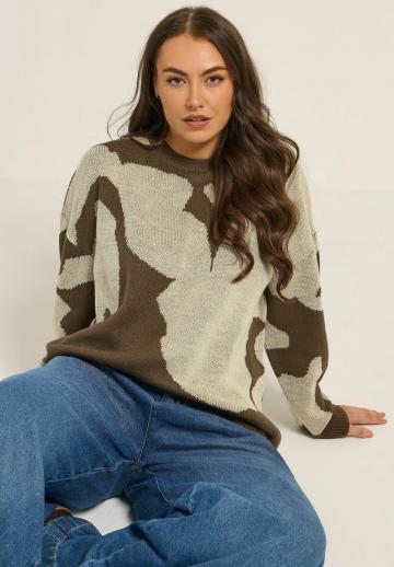 Длинный пуловер