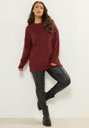 Длинный пуловер