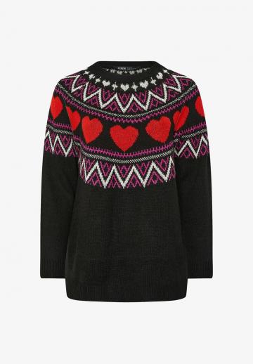 Длинный пуловер