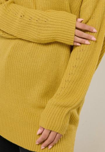 Длинный пуловер