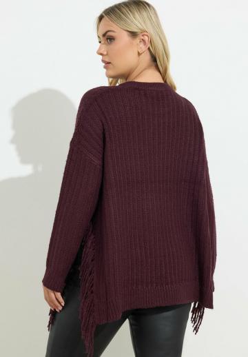 Длинный пуловер