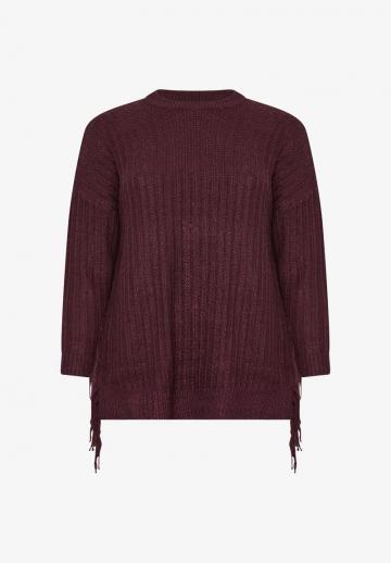 Длинный пуловер