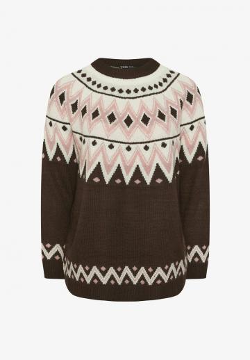 Длинный пуловер