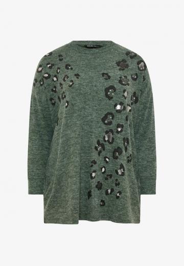 Длинный пуловер