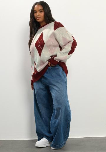 Длинный пуловер