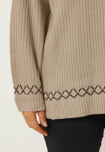 Длинный пуловер