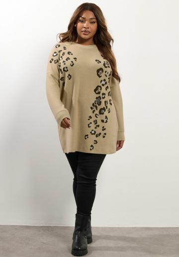 Длинный пуловер