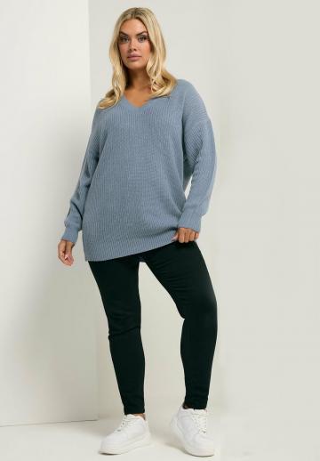 Длинный пуловер