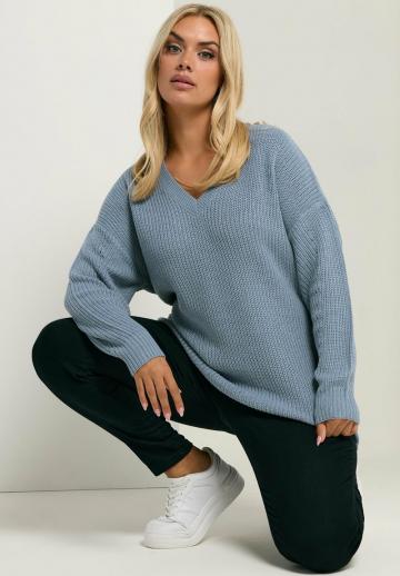 Длинный пуловер