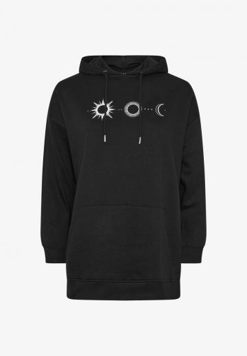 Пуловер с капюшоном