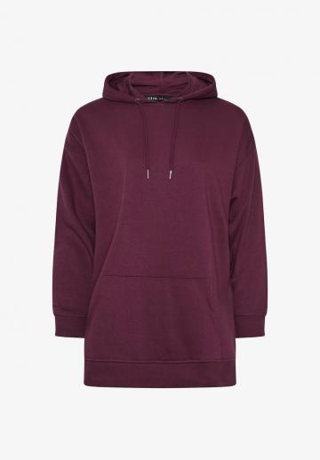 Пуловер с капюшоном