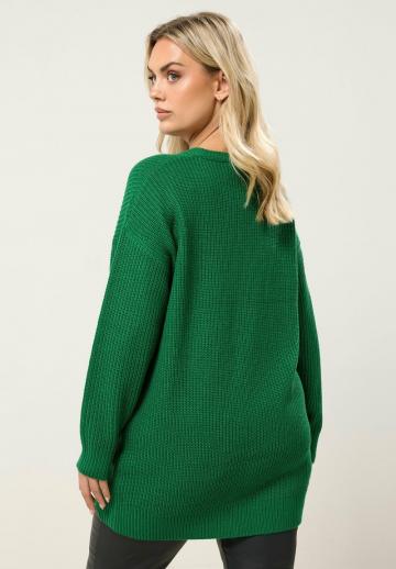 Длинный пуловер