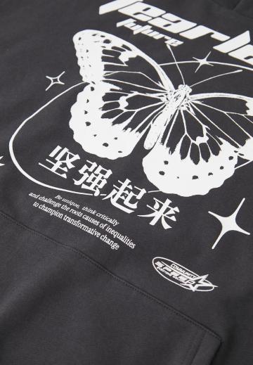 Пуловер с капюшоном