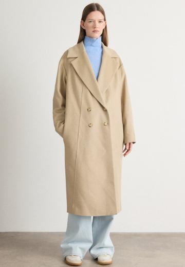 Шерстяное пальто