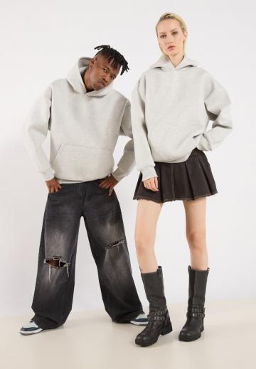 Пуловер с капюшоном