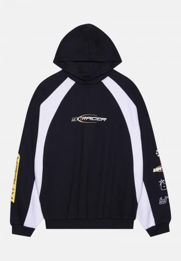 Пуловер с капюшоном