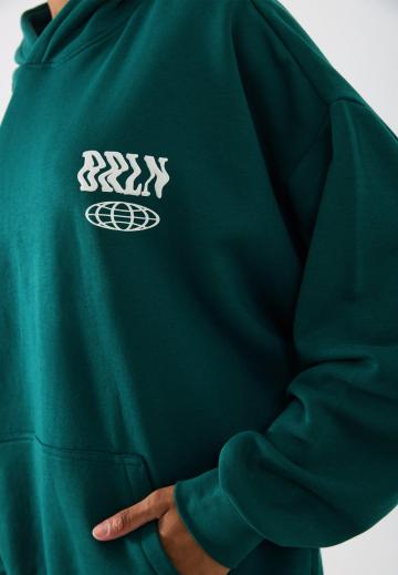 Пуловер с капюшоном