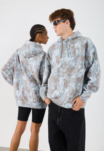 Пуловер с капюшоном