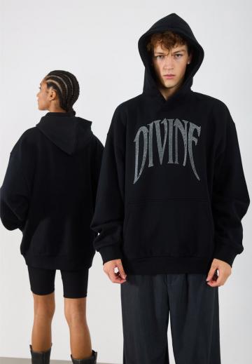 Пуловер с капюшоном