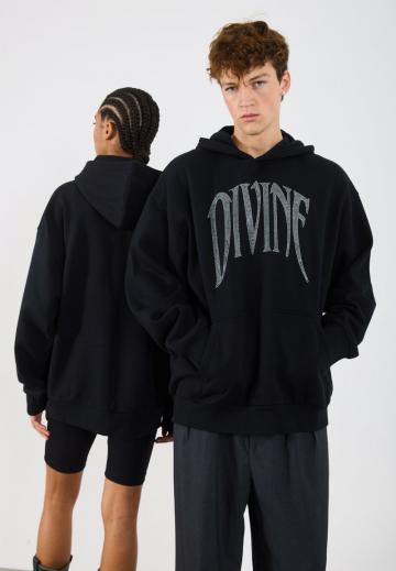 Пуловер с капюшоном