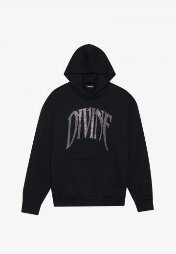 Пуловер с капюшоном